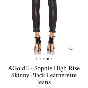 Agolde black jeans